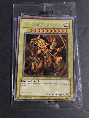 Yugioh The Winged Dragon of Ra DOD-001 002 003 Dawn of Destiny Sealed Pack-image