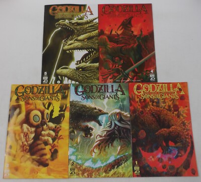 Godzilla: Here There Be Dragons II Sons of Giants #1-5 VF/NM complete series IDW-image