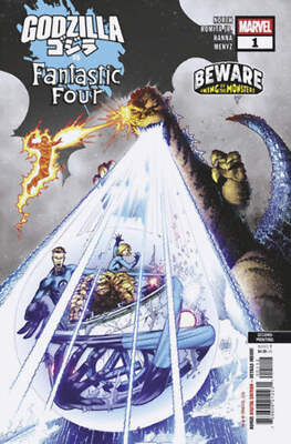 GODZILLA VS. FANTASTIC FOUR #1 ADAM KUBERT 2ND PRINTING VARIANT (Limit 2 Per Cov-image