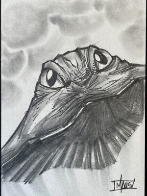 2006 Godzilla King Of The Monsters 1 Of 1 Artist Proof Sketch By Bill Maus-image