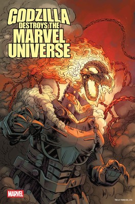 Godzilla Destroys The Marvel Universe #2 Ghost Rider-Zilla PRESALE 8/20/25-image