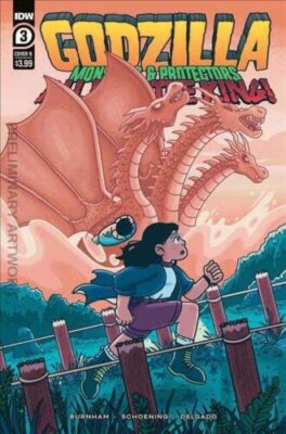 GODZILLA MONSTERS AND PROTECTORS ALL HAIL THE KING! #3 VARIANT IDW COMIC 2023-image