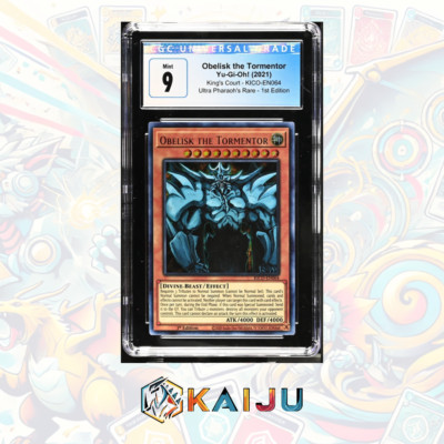Yu-Gi-Oh! Obelisk the Tormentor 2021 KICO-EN064 Ultra Pharaohs Rare 1st Ed CGC 9-image