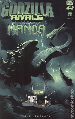 Godzilla Rivals vs. Manda 1A VF 2024 Stock Image-image