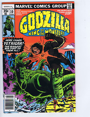Godzilla King of the Monsters #10 Marvel 1978 Godzilla VS. Yetrigar !-image
