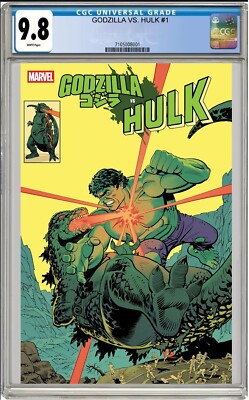 GODZILLA VS. HULK #1 ROMERO KING OF MONSTERS HOMAGE VARIANT CGC 9.8 PRESALE 4.16-image