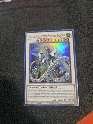 Crystal Clear Wing Synchro Dragon - RA04-EN059 - Ultra Rare Stampede-image