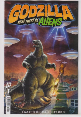 GODZILLA HERE THERE BE ALIENS #1 (IDW 2025) 