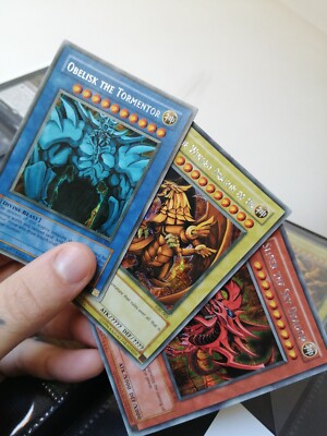 Yu-gi-oh Slifer, Obelisk, Winged Dragon Of Ra Gbi Secret NM Game Boy -image
