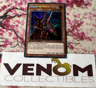 1x (M/NM) Breaker the Magical Warrior - SBCB-EN008 - Secret Rare - 1st Edition -image