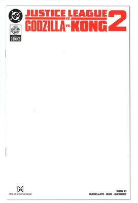 Justice League Vs Godzilla Vs Kong 2 1 Blank Variant (2025)-image