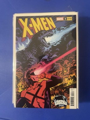X-MEN 4 1ST PRINT CHRIS SAMNEE GODZILLA  APPEARANCE VARIANT MARVEL COMIC 2024 NM-image