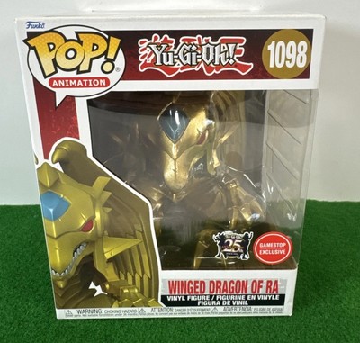 Funko Pop! Vinyl 6 in: Yu-Gi-Oh!-Winged Dragon of Ra (Metallic) -GameStop  #1098-image