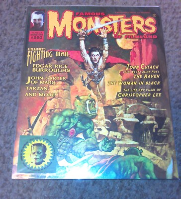 FAMOUS MONSTERS OF FILMLAND 260 - JOHN CARTER OF MARS VARIANT W/ STICKER- NM 9.0-image
