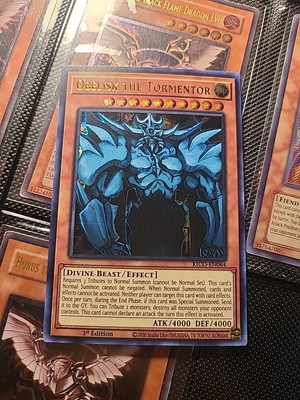YUGIOH OBELISK THE TORMENTOR KICO-EN064 1ST Ultra Pharaoh Rare -image