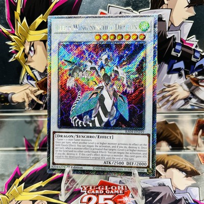 Yugioh Clear Wing Synchro Dragon RA04-EN249 Platinum Secret Rare 1st Near Mint-image