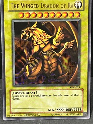 Yu-Gi-Oh! Winged Dragon Of Ra Game Boy Advance Secret Rare Promo GBI-003 PSA 9-image