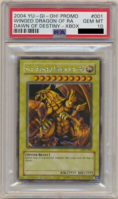 PSA 10 Yugioh Dawn Destiny Promo The Winged Dragon of Ra DOD-001 GEM MINT!! 4347-image