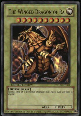 Yu-Gi-Oh! - The Winged Dragon of Ra 2015 YGLD-ENG03 Ultra Rare Limited Edition-image
