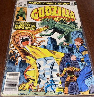 GODZILLA #14 UNREAD/STORE STOCK Marvel BRONZE AGE-image
