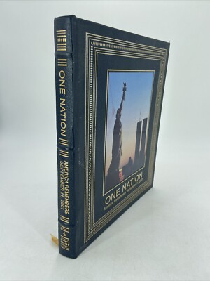 Easton Press ONE NATION America Remembers 9/11 September 11, 2001 Leather-image