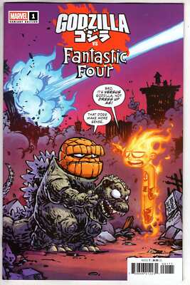GODZILLA VS FANTASTIC FOUR #1 SKOTTIE YOUNG VAR-image