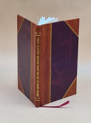 Three Chapters Selected From The Life Of Honen Shonin / Compiled [Leather Bound]-image