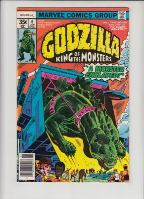 GODZILLA #6 VF+ MARVEL COMICS 1978-image