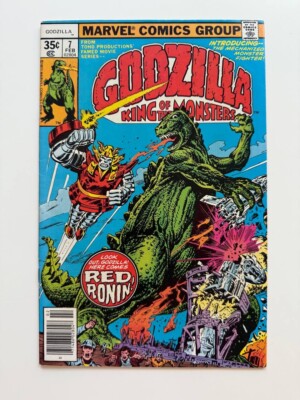 GODZILLA #7 NM (1978) 1st full apearance of Red Ronin | w/COA Wilbur collection-image