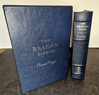 The REAGAN DIARIES - Edited by Brinkley, 2007 Harper Slipcase Leather Hardback-image