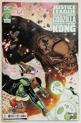 JUSTICE LEAGUE vs GODZILLA vs KONG #6 Buccellato Duce 2023 1st print A-image