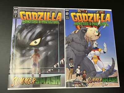 GODZILLA MONSTERS PROTECTORS SUMMER SMASH #1 A + 1:10 IN-HAND 2023 PROSHIPPER-image