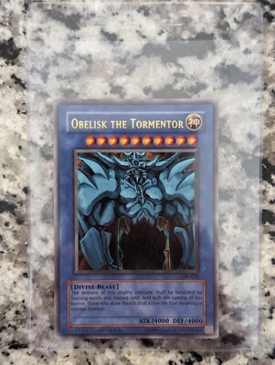 (NM) 2003 Yu-Gi-Oh! Card GBA Secret Rare Obelisk The Tormentor GBI-002-image