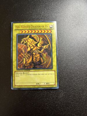 THE WINGED DRAGON OF RA - YGLD-ENG03  - Ultra Rare - Limited Edition - (NM)-image