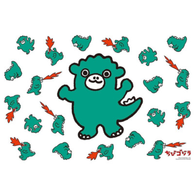 Chibi Godzilla Jigsaw Puzzle 108-L725 Chibi Godzilla TOHO Godzilla Store Japan-image
