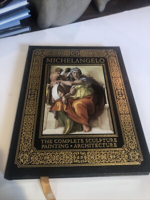 Easton Press-Lg. Michelangelo The Complete Sculpture Painting Architecture - VG-image