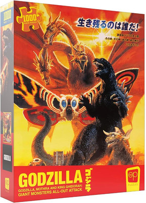 Godzilla Mothra King Ghidorah Giant Monsters All Out Attack 1000 PC Puzzle-image