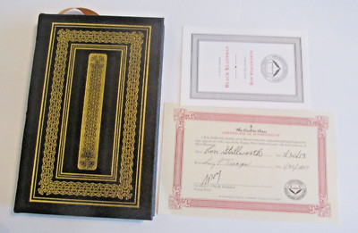 BLACK KLANSMAN BY RON STALLWORTH AUTOGRAPHED~EASTON PRESS LEATHER BOUND-image