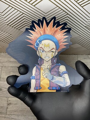 Yu-gi-oh! 5D's Crow Hogan 3D Lenticular Car Motion Sticker Decal Yugioh-image