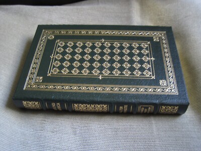 WALTER CRONKITE SIGNED - AROUND AMERICA - EASTON PRESS FIRST EDITION NEW LEATHER-image