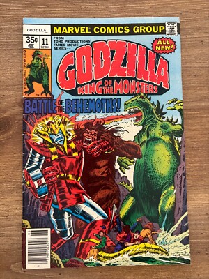 Godzilla King Of The Monsters # 11 FN Marvel Comic Book 24 J291-image