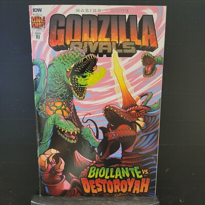 Godzilla Rivals Biollante vs Destroyah Retailers Incentive Variant IDW (1)-image