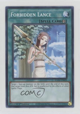 2021 Yu-Gi-Oh! Egyptian God Deck: Obelisk the Tormentor Forbidden Lance ic3-image