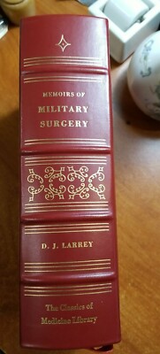 Classics Medicine Library Leather Bound Military Surgery Larrey-image
