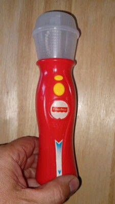 Fisher Price Sing-Along Speaker & Microphone Musical Toy W/Light WORKING W/BATTS-image