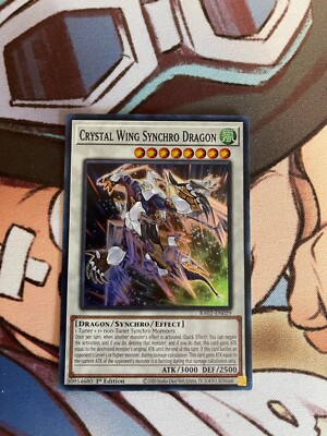 Crystal Wing Synchro Dragon  - RA02-EN029 - SR  - Rarity Collection 2-image