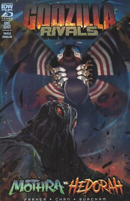 Godzilla Rivals Mothra vs Hedorah #1 1:10 Pitre-Durocher Variant IDW 2024-image
