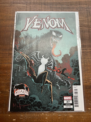 Venom #37 Dave Wachter Godzilla Variant Marvel-image
