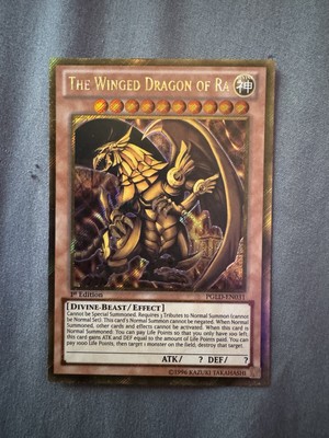 Yu-Gi-Oh! The Winged Dragon of Ra PGLD-EN031 Gold Secret Rare-image