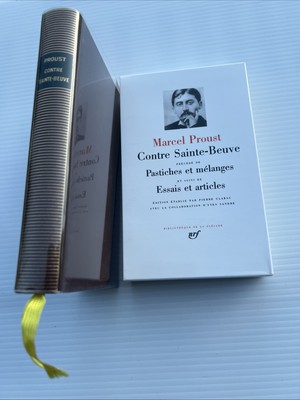 Marcel Proust, Leather, Contre Sainte Beuve - Almost Mint-image